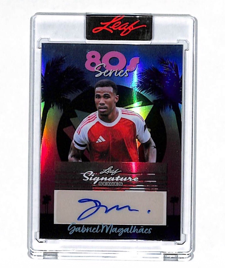 2026 Leaf Signature Series Gabriel Magalhaes 80s 1/1 Auto Autograph Card Soccer