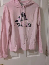 Adidas Women's Xl Pink Camo Hoodie