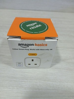 Amazon Basics Einzelsteckdose Innen WLAN Smart Plug, funktioniert mit Alexa 1er Pack*
