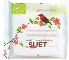 Pacific Bird  Supply Co. Insect  Hot Pepper Suet Cake, 12oz