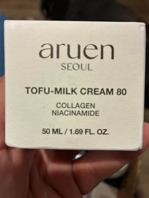 aruen Tofu-Milk Cream 80 Hydrating Collagen Niacinamide Face Moisturizer 50ml