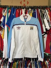 MANCHESTER CITY 2012 2013 FOOTBALL SOCCER TRACK JACKET UMBRO MEN sz M