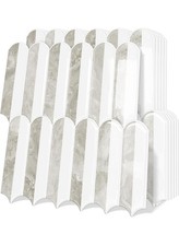 Thick Peel and Stick self Adhesive Wall Marble Tiles for Bathroom Kitchen Fence