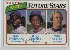 1980 Topps Future Stars Dan Norman Jesse Orosco Mike Scott #681 1oa8