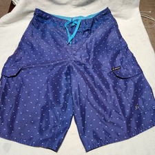 Mens Airwalk Board Shorts Size 34 MEDIUM Blue