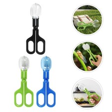3 Count Reptile Tank Supplies Fish Clip Cleanign Tool for Lizard Bug Grabber