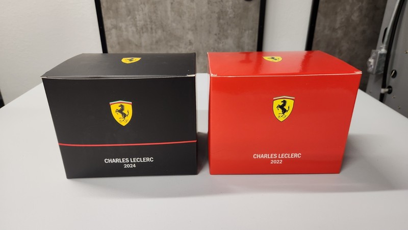 CHARLES LECLERC 1:2 HELMETS 2022 & 2024 (2 HELMET LOT) 