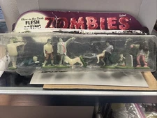 Accoutrements Glow In The Dark Flesh Eating Zombies Figures Playset - Open Box