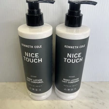 2 Bottles Kenneth Cole Vetiver Body Lotion Bottle Nice Touch  12.17 fl.oz Each
