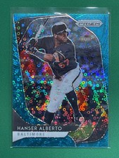2020 Panini Prizm Teal Donut Circles Prizm #110 Hanser Alberto     /15