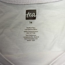 Tea Brand  Girls Gray Sweat Shirt Size 14