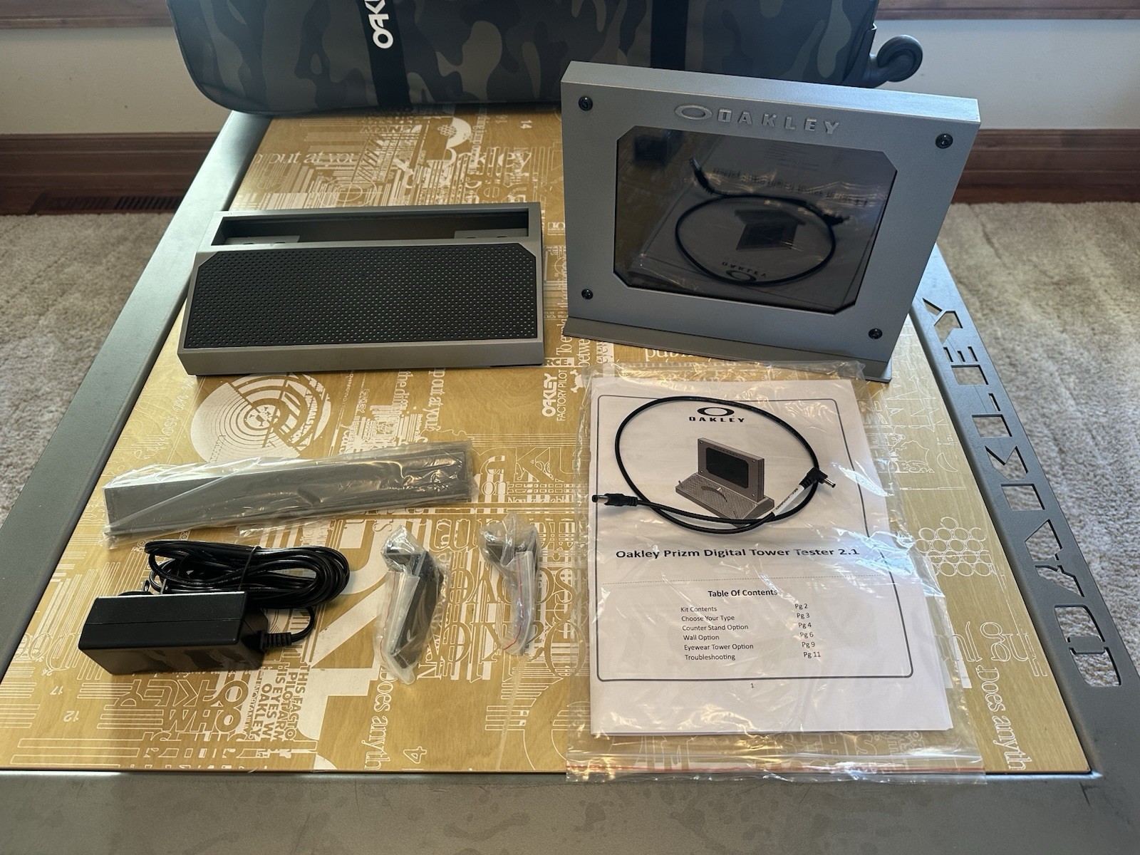 RARE Authentic Oakley PRIZM Digital Tower Tester Display Collector Item