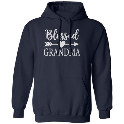 Blessed Grandma Pregnancy Announcement Mothers Day Unisex Hooded Sweatshirt