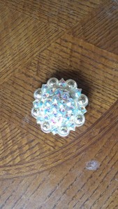HOBBY HORSE 2" Diameter Rhinestone Concho for Chaps/Choker Necklace
