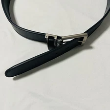 OOBE Geniune Leather Black Belt with Buckle 36” Long Size Medium NWOT Everyday