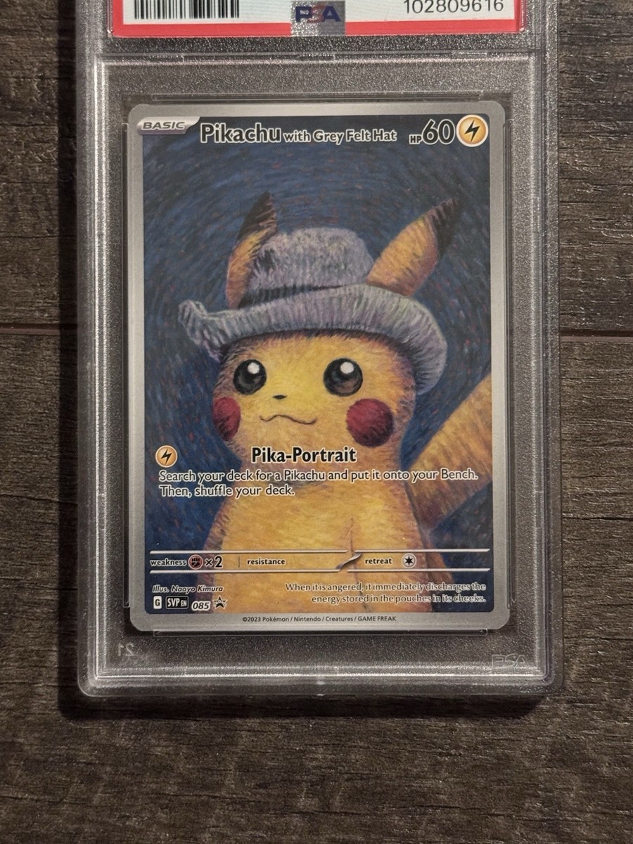 Pikachu with Grey Felt Hat 085 Sv: Scarlet & Violet Promo Cards