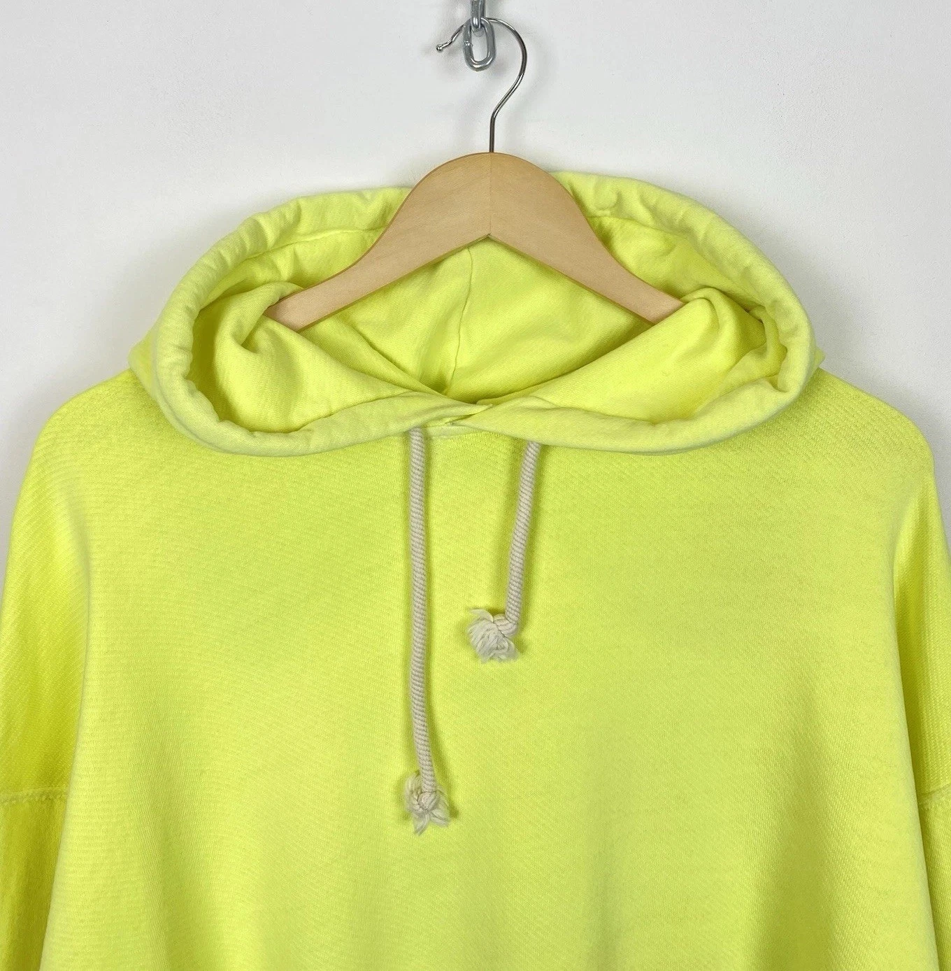 Acne Studios Fest. Stockholm 2019 Felpa con Cappuccio Uomo Taglia S Verde Tossico Designer Top