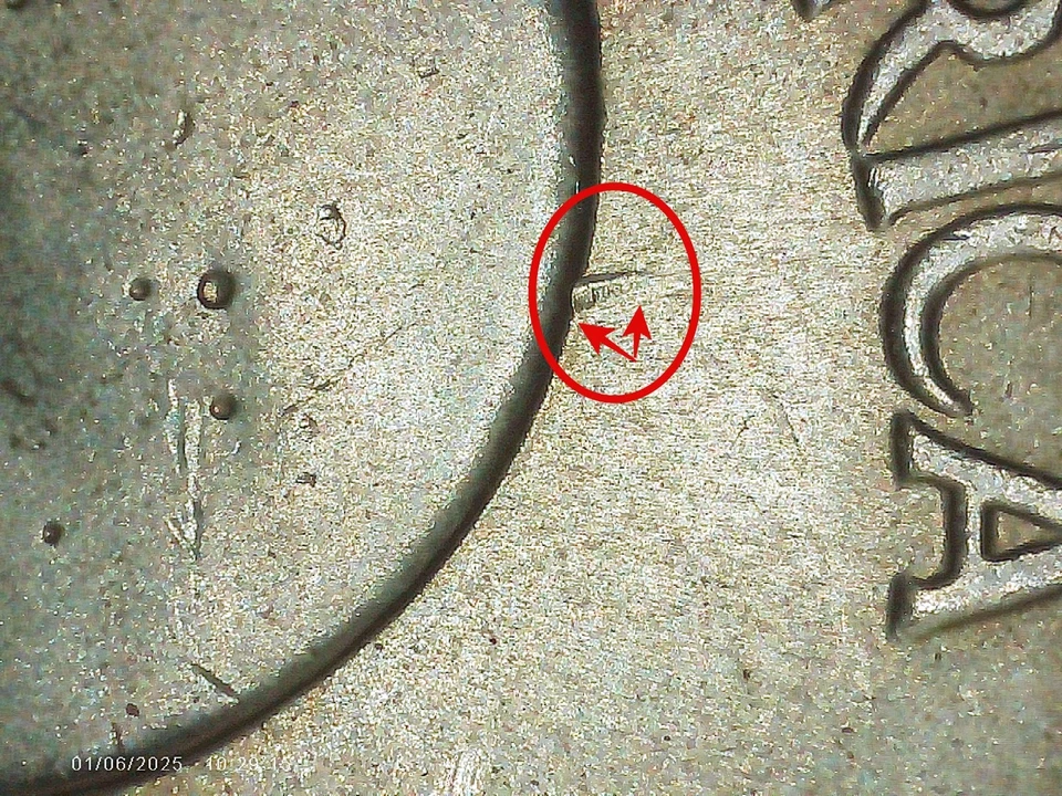 1776 1976 Eisenhower Bicentennial Dollar Coin (Moon Meteor Hit) Die Cracks. 💥💥 - Image 2 of 4