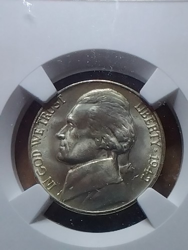 1942-P/P JEFFERSON SILVER NICKEL RPM REPUNCHED MINT MARK VP-005 NGC GRADED MS 66 - Picture 2 of 5