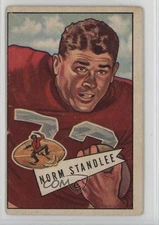 1952 Bowman Large Norm Standlee #42