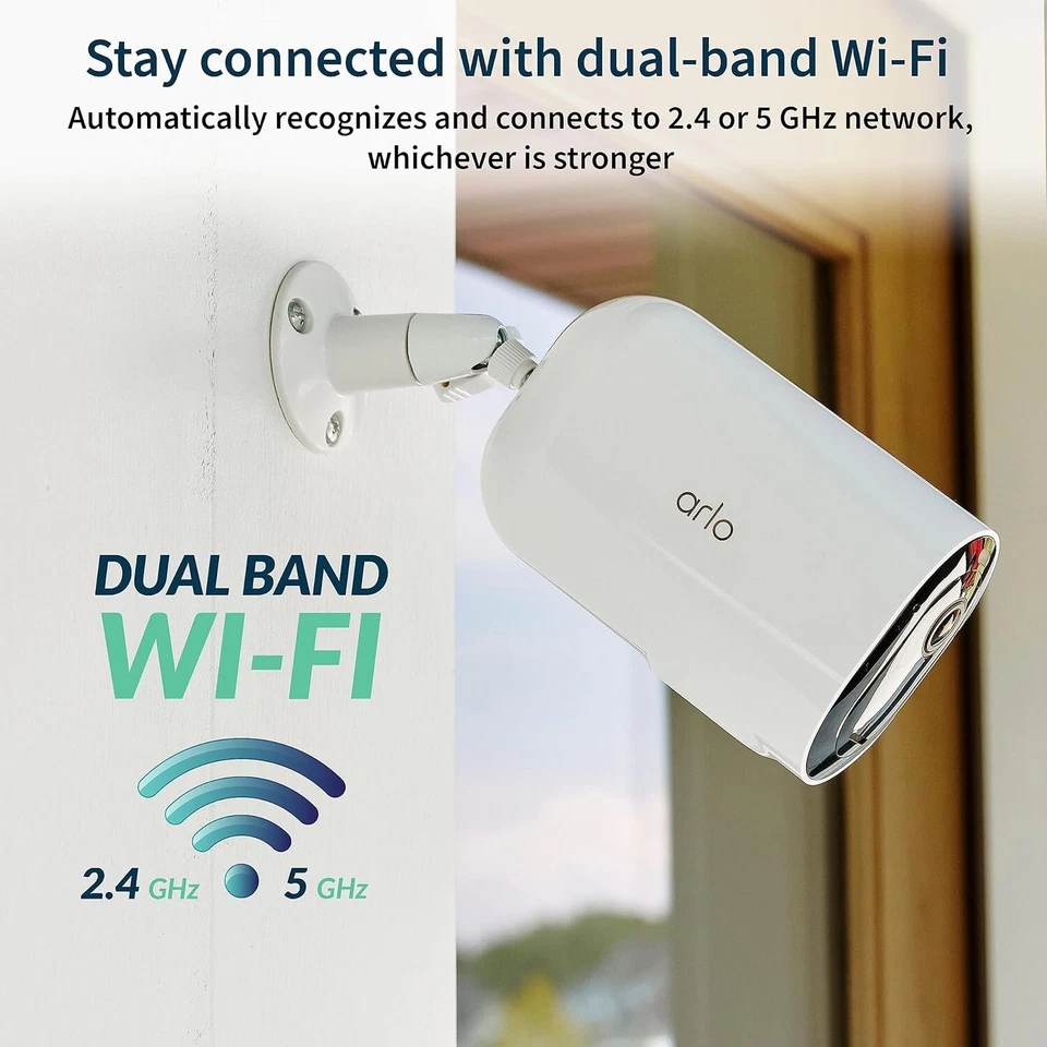 Arlo Ultra 2 XL Inalámbrico 4K HD 6 Cámara Foco Sistema de Seguridad SmartHub Blanco Foto 4 de 4