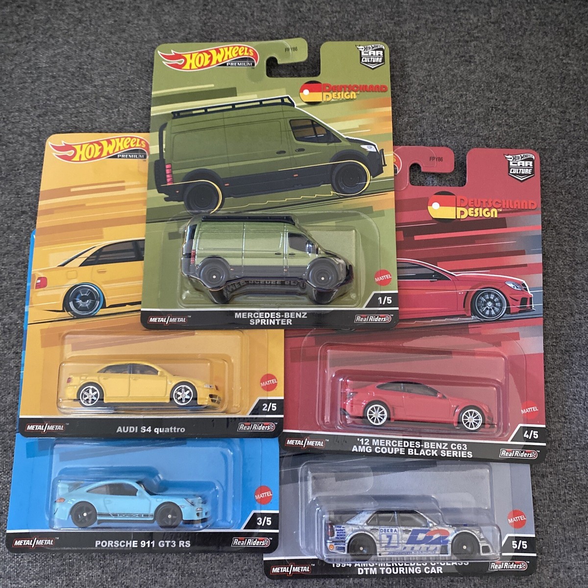 Hot Wheels Deutschland Design 5台セット Hot Wheels Deutschland Design Set of 5 cars - Car Culture