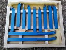 SET 11 UTENSILI BRASATI PER TORNIO MISURA 16 MM