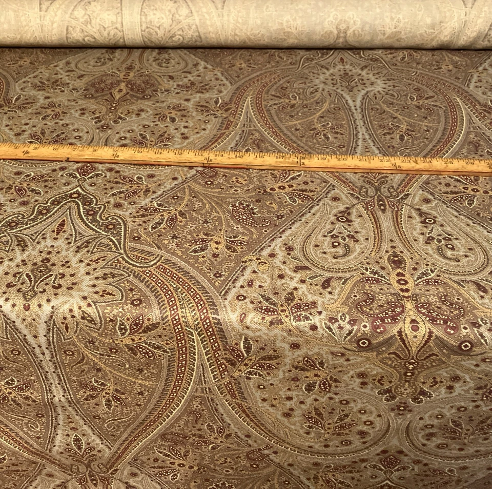 Ralph Lauren Havergate Paisley Fabric, 2 YardsColor: Willow - Image 2 of 4