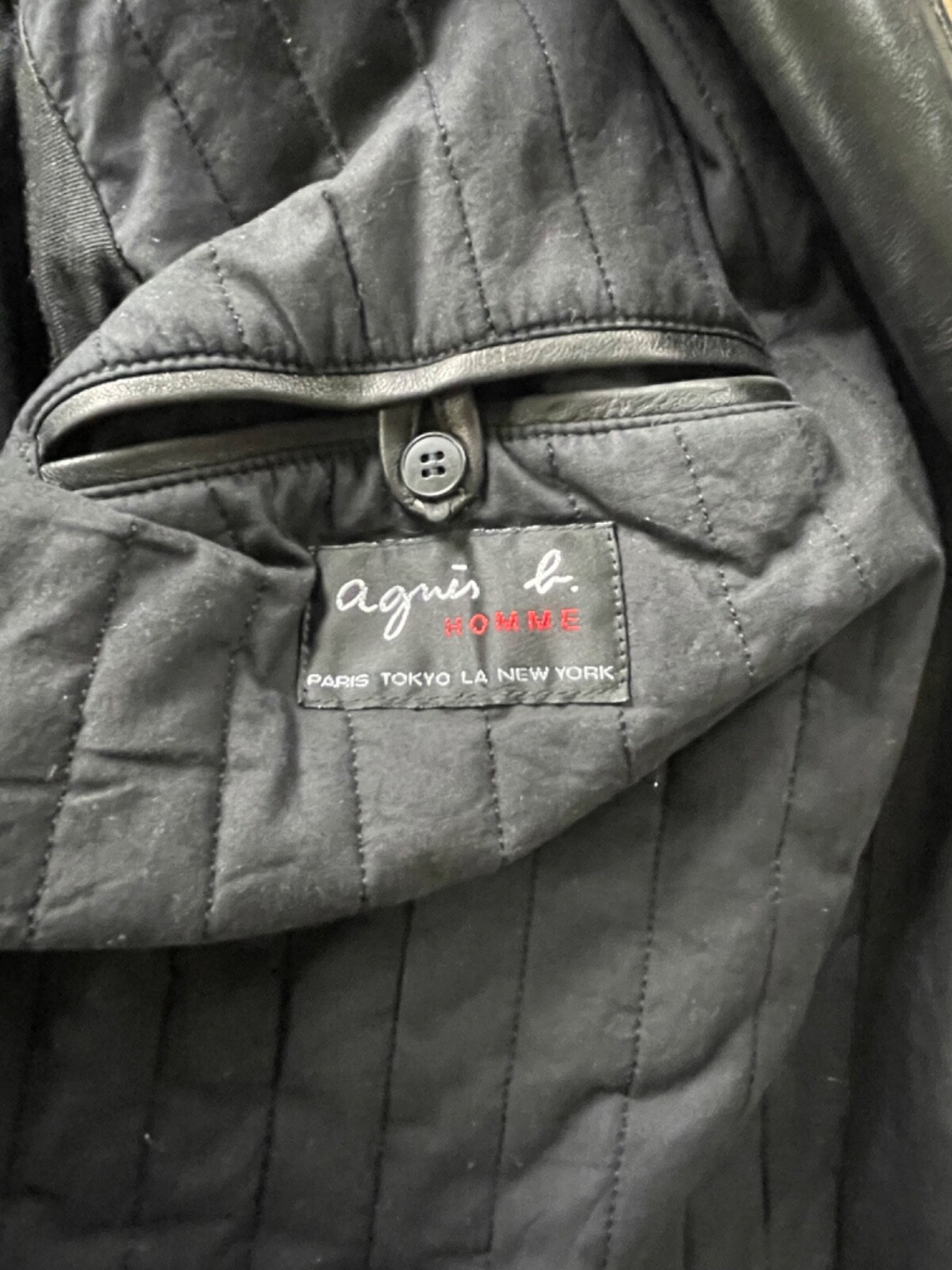 90s agnes b. padded nylon jacket FRANCE Jackets & Coats | agnès b