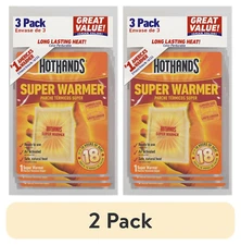 (2 Pack)  Large Body & Hand Super Warmers, 3-Pack