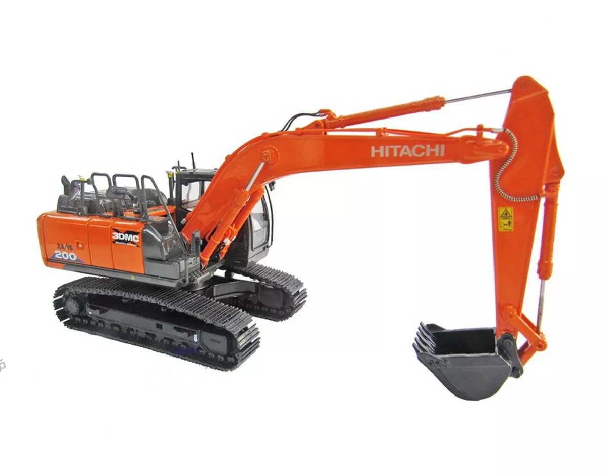 1/50 Hitachi ZAXIS 200X-6 3DMC Hydraulic Excavator Diecast Model Collection Toy
