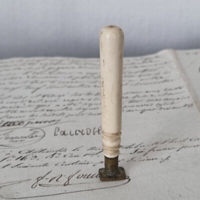 SCEAU CACHET Ancien Fin XIXÈ French SEAL last 19thC