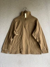 US Military Undershirt Cold Weather Mens XL Brown Outdoors Camp Hiking NWT