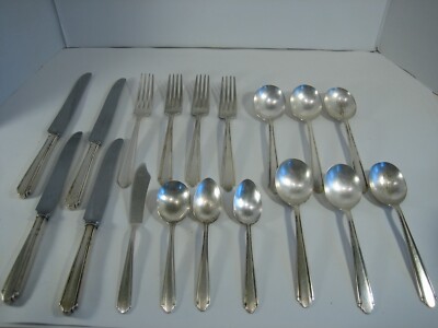 18 Pieces Luxor Plate-Wallace Silver Plate Flatware Serenade II