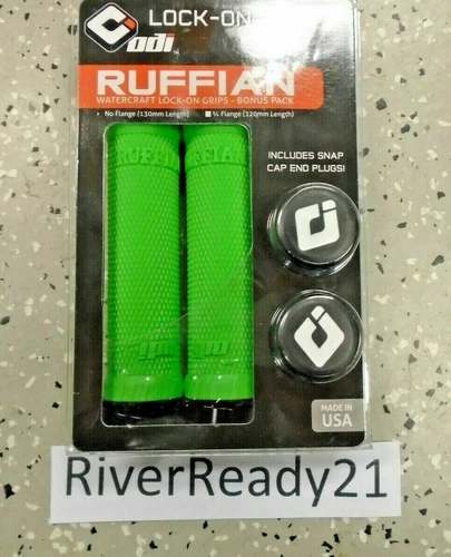 ODI GREEN Lock on Grips atv Jet-Ski Sea-Doo Wave-runner-Blaster Ruffian MX 7/8