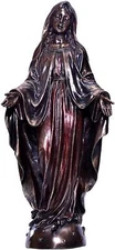 Standing Lady Christ Statue Showpiece for Home Office Room Decor Gift Item