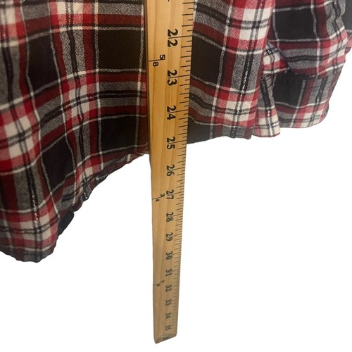 Bobbie Brooks Vintage 90s Women XL Christmas Embroidered Plaid Button Up - Picture 8 of 8