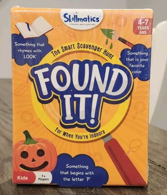 Skillmatics Card Game FOUND IT Indoor Scavenger Hunt Educational NEW Sealed