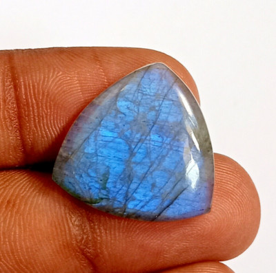 Labradorite Cabochon, 100% Natural Blue Fire Labradorite Stone 16.05 Cts H40-117