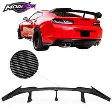 Fits 16-24 Chevy Camaro ZL1 1LE Style Rear Trunk Lid Spoiler - Real Carbon Fiber