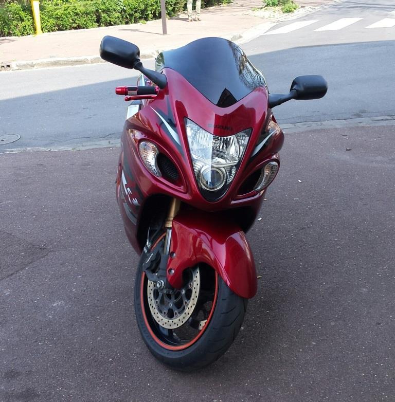 Bulle racing Suzuki GSXR 1300 Hayabusa 2008-2014 pour réduire les turbulences à haute vitesse