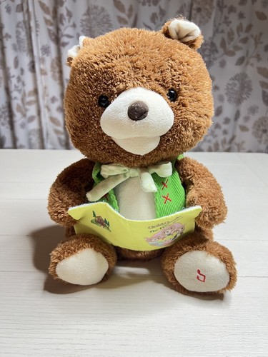 Cuddle Barn Bear Reading “ Goldilocks & Three Bears “ Animated Works