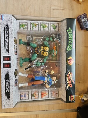 Teenage Mutant Ninja Turtles X Street Fighter Michelangelo VS Chun-Li