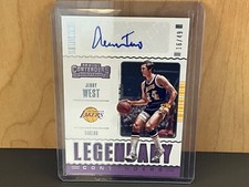 2020 Contenders Jerry West Legendary Contenders. Auto #JWS 16/49