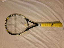 Babolat Boost Aero Yellow/Black Tennis Racquet Pre-Strung Grip 4 3/8". 280g