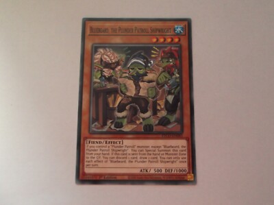 Yu-Gi-Oh! ''BLUEBEARD, THE PLUNDER PATROLL SHIPWRIGHT'' #Water 1st Edition Card