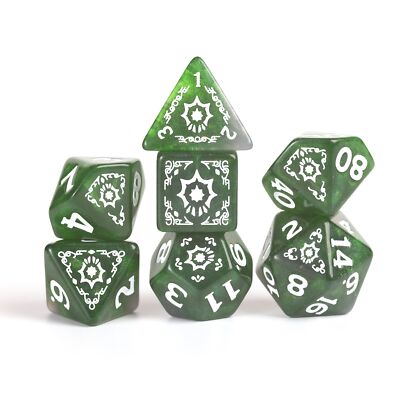 SDZ2002-06 Sirius Dice Dungeons & Dragons: Adventure Dice - Cleric Green