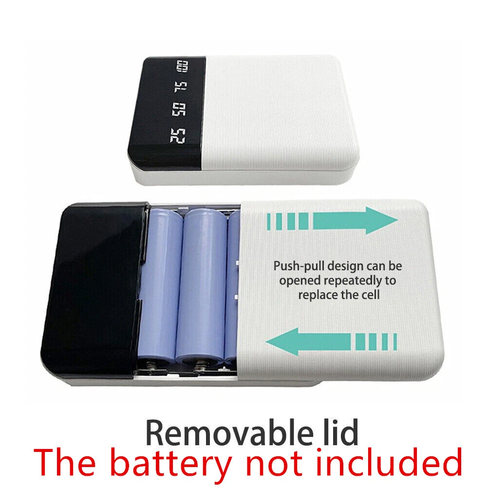 Smartphone Power Bank Case with Charger Connector Battery Box