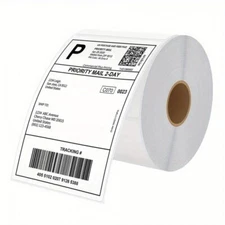 4x6" Direct Thermal Shipping Labels Self-Adhesive Paper,500 Per Roll