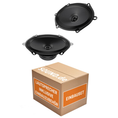 Audison Lautsprecher für Ford Puma Heck Boxen oval 5x7' 2-Wege Koax Auto Set KFZ